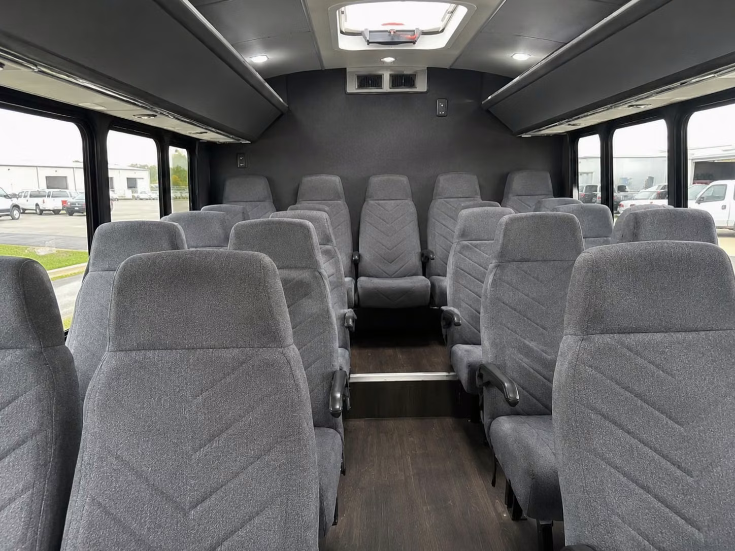 15 passenger minibus inside