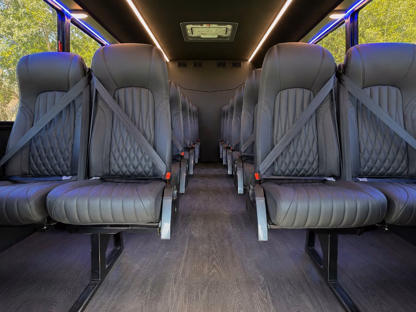 20 passenger minibus inside