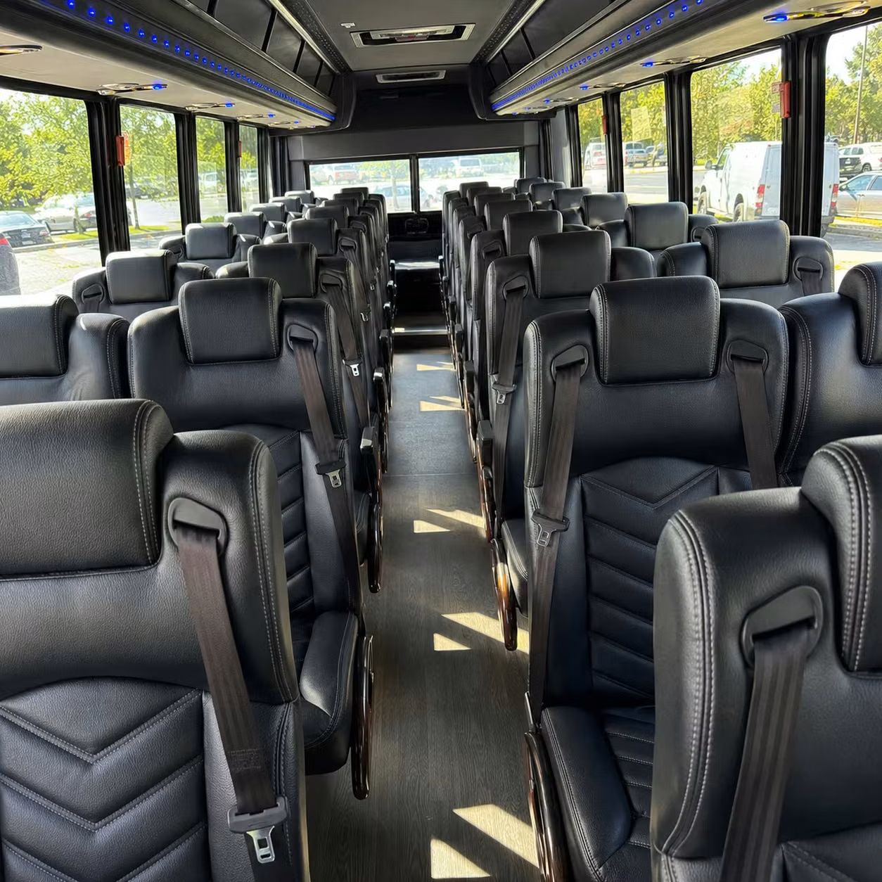 25 passenger minibus inside