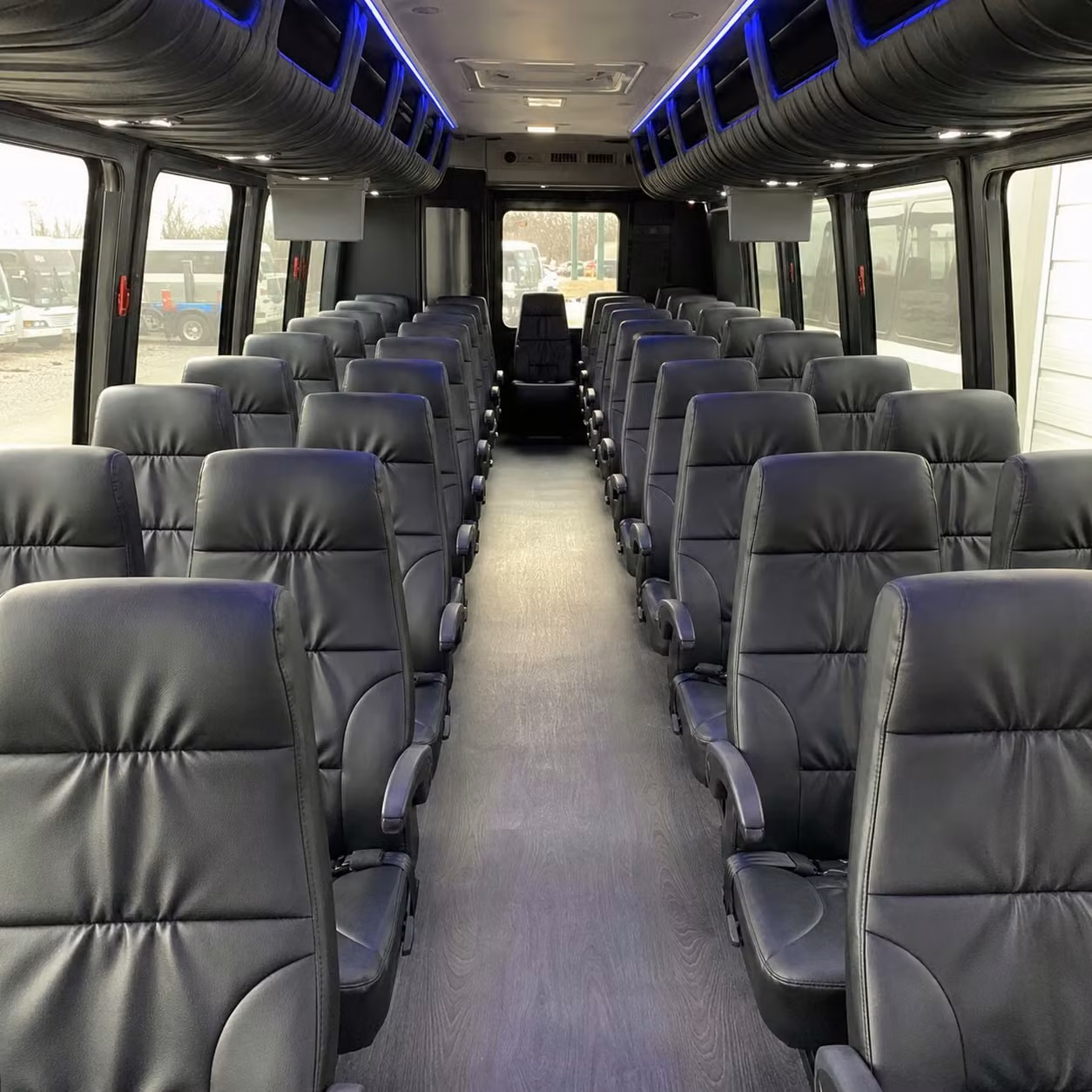 35 passenger minibus interior