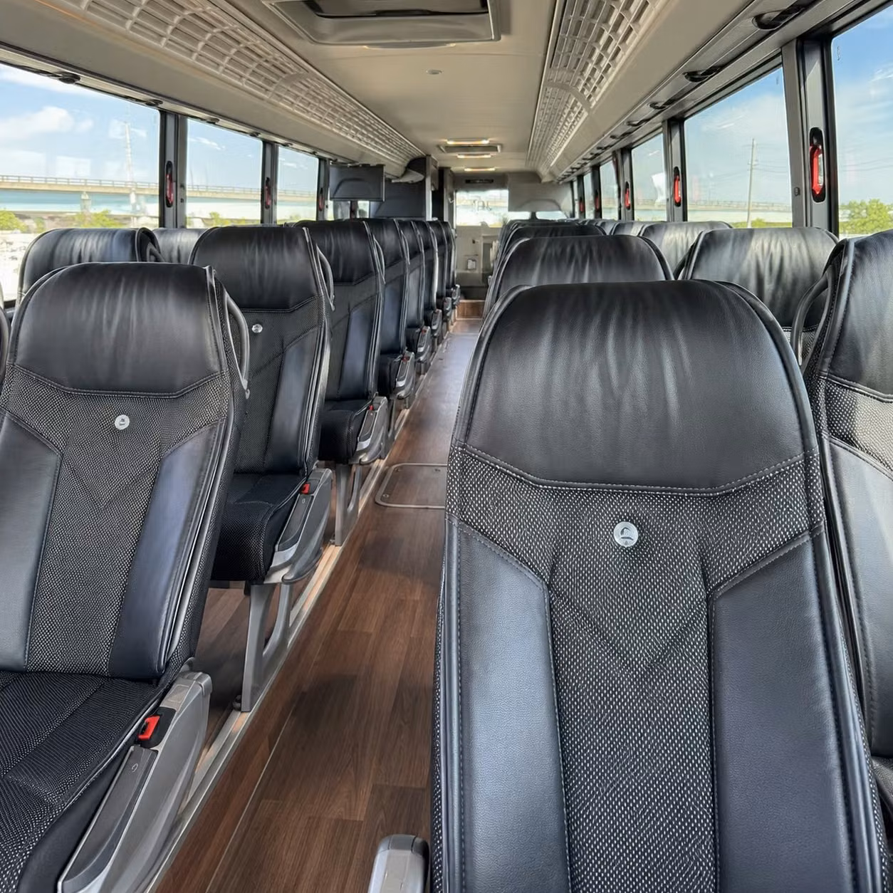 menifee charter bus interior