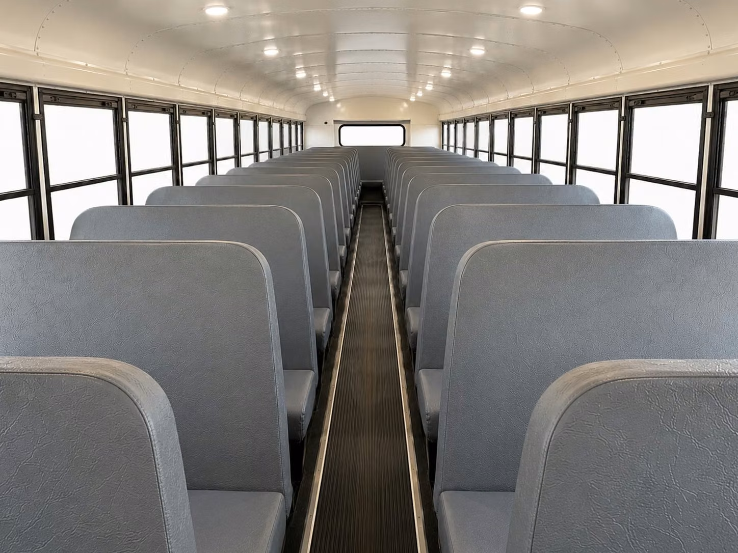 school bus inside