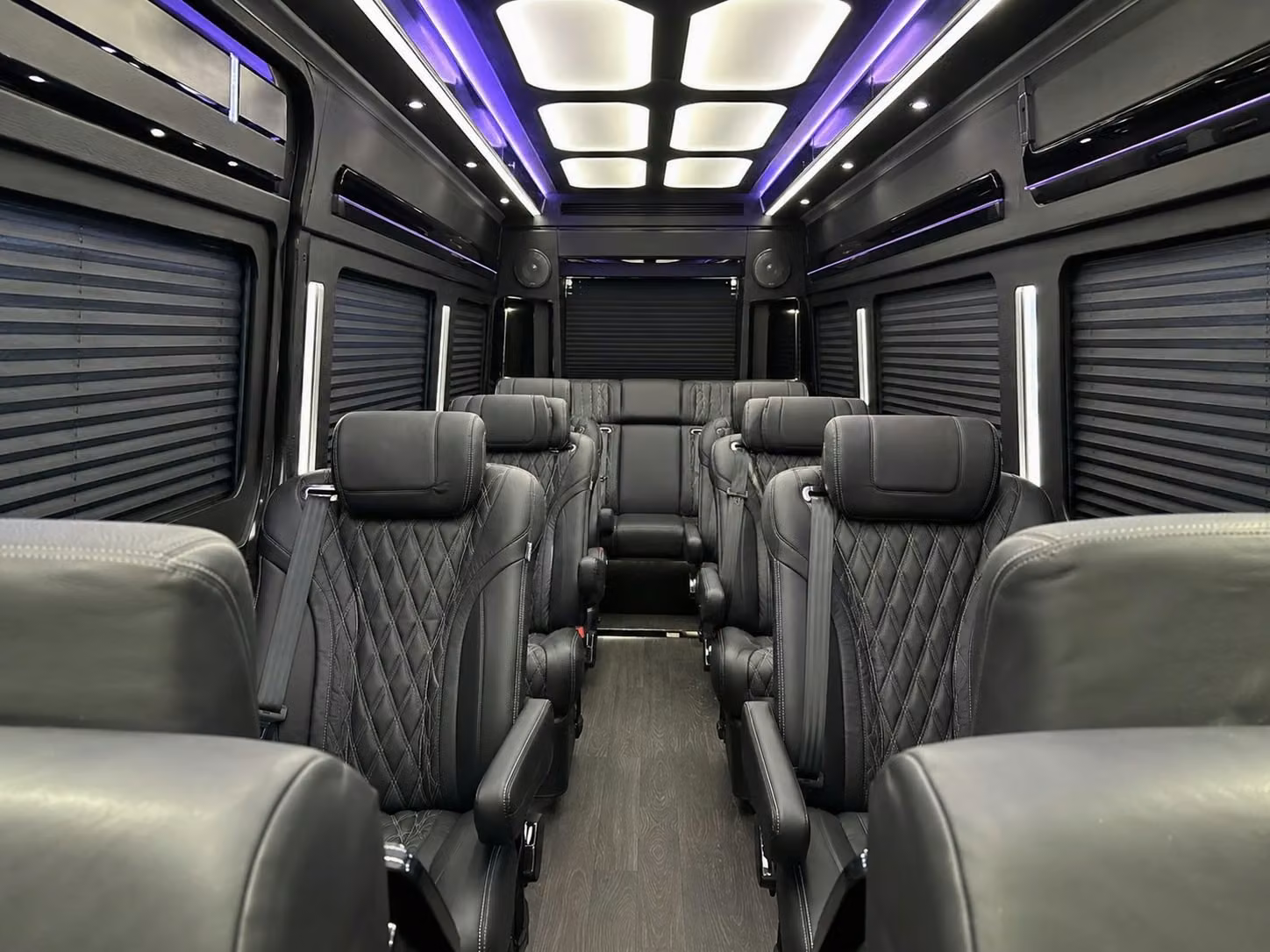 sprinter van with driver inside