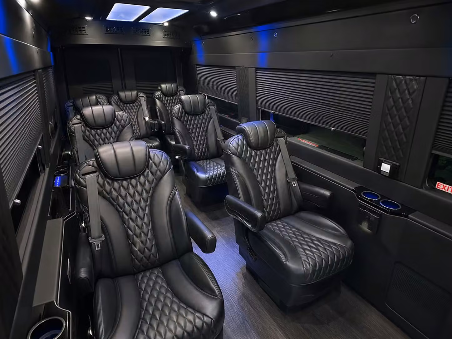 sprinter van with driver interior
